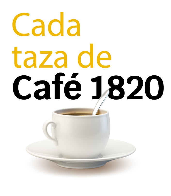 taza de café 1820